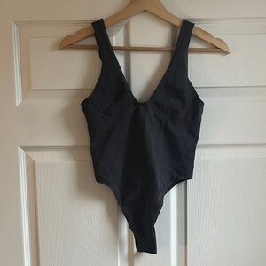 Los Angeles Apparel Grey Bodysuit